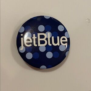 JetBlue Polka Dot Button